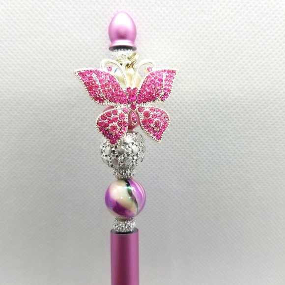 Other - Beaded Fashion Metal Pens W/Charm